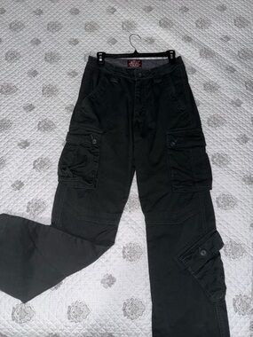 Dark Grey Cargo Pants - Utility Style